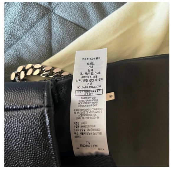 ‼️WOW‼️BURBERRY LOLA LEATHER BAG‼️ 100% AUTHENTIC‼️ - Picture 12 of 15